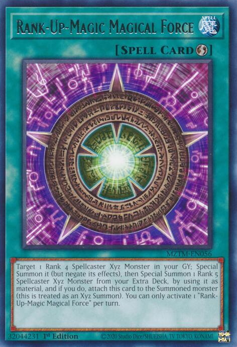 Rank-Up-Magic Magical Force [MZTM-EN056] Rare Yu-Gi-Oh!