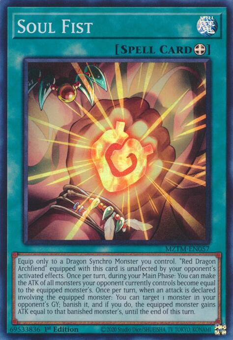 Soul Fist [MZTM-EN057] Super Rare Yu-Gi-Oh!
