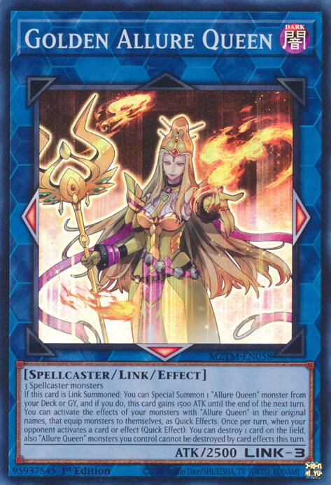 Golden Allure Queen [MZTM-EN058] Super Rare Yu-Gi-Oh!