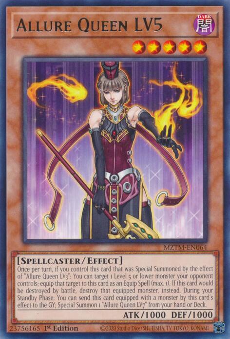 Allure Queen LV5 [MZTM-EN064] Rare Yu-Gi-Oh!