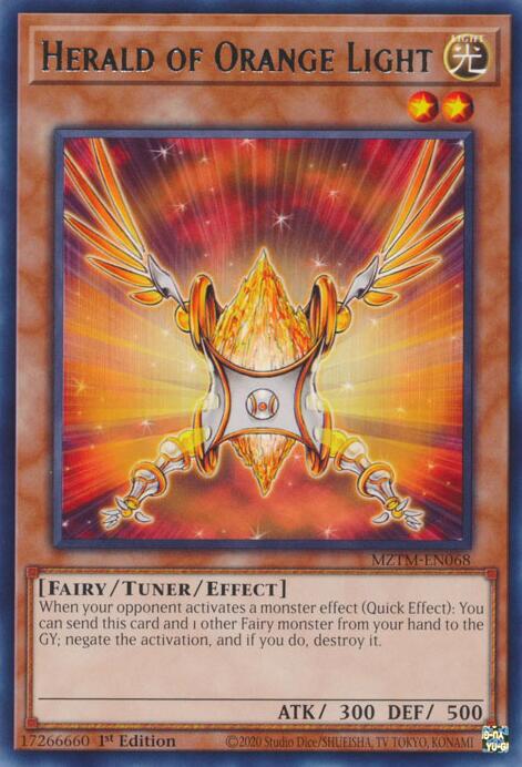 Herald of Orange Light [MZTM-EN068] Rare Yu-Gi-Oh!