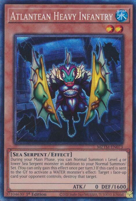 Atlantean Heavy Infantry (Collector's Rare) [MZTM-EN073] Collector's Rare Yu-Gi-Oh!