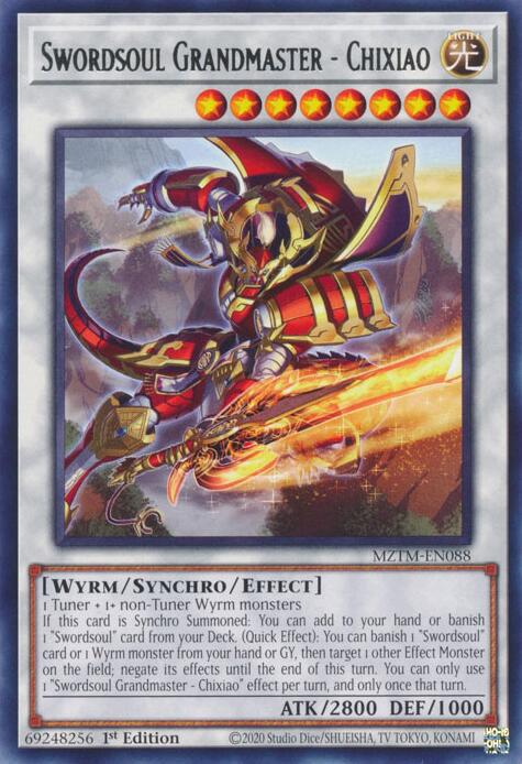 Swordsoul Grandmaster - Chixiao [MZTM-EN088] Rare Yu-Gi-Oh!