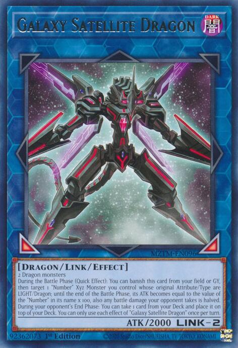 Galaxy Satellite Dragon [MZTM-EN096] Rare Yu-Gi-Oh!