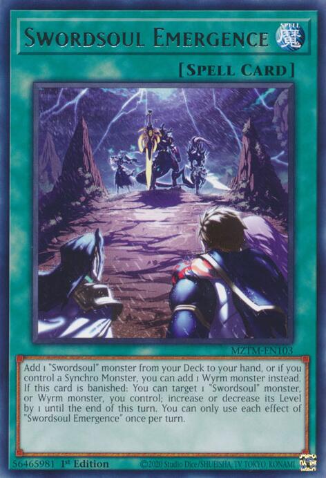 Swordsoul Emergence [MZTM-EN103] Rare Yu-Gi-Oh!