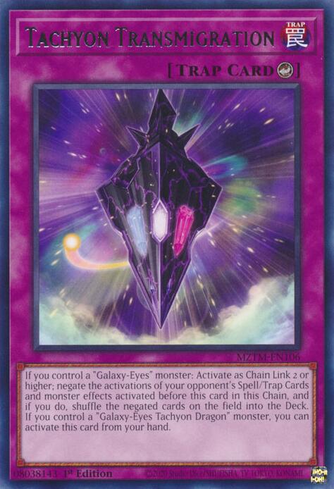 Tachyon Transmigration [MZTM-EN106] Rare Yu-Gi-Oh!