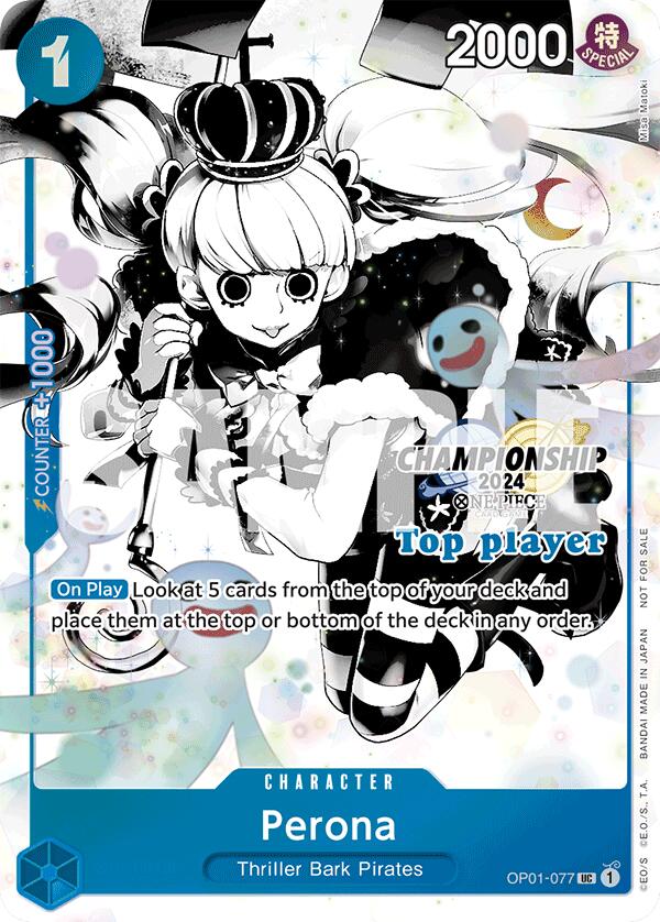 Perona (Championship 2024 Top Player Pack Vol. 2) [One Piece Promotion Cards] Bandai