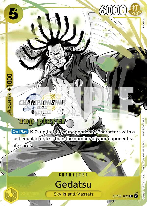 Gedatsu (Championship 2024 Top Player Pack Vol. 2) [One Piece Promotion Cards] Bandai