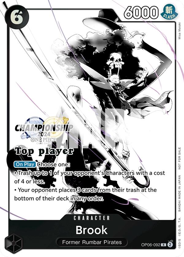 Brook (Championship 2024 Top Player Pack Vol. 2) [One Piece Promotion Cards] Bandai
