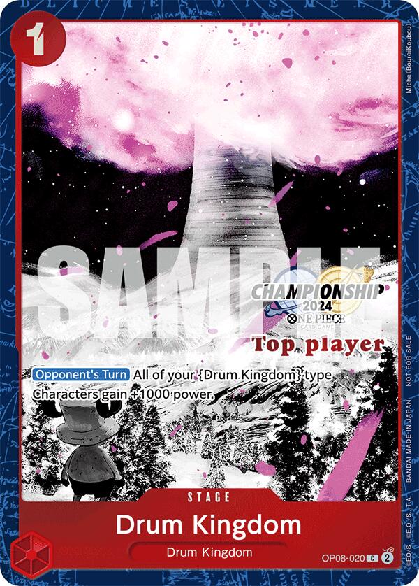 Drum Kingdom (Championship 2024 Top Player Pack Vol. 2) [One Piece Promotion Cards] Bandai