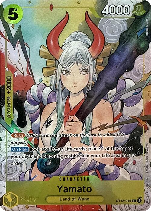 Yamato (Illustration Box Vol.1) [One Piece Promotion Cards] Bandai
