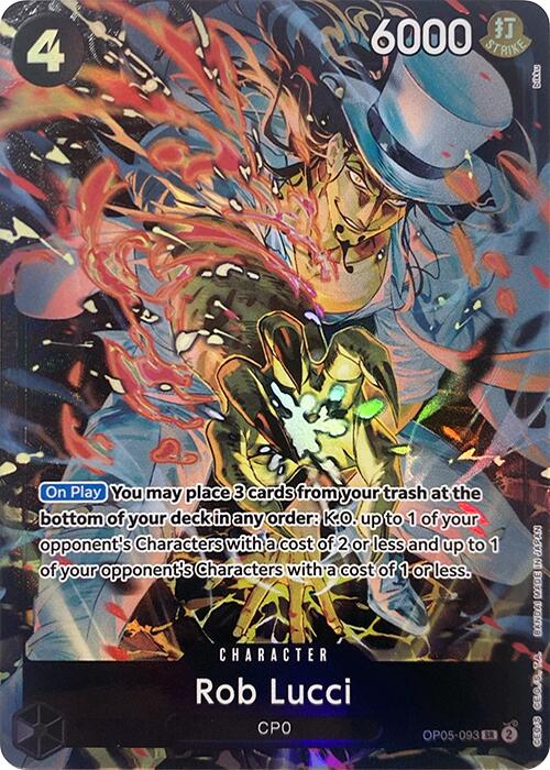 Rob Lucci (Illustration Box EX) [One Piece Promotion Cards] Bandai