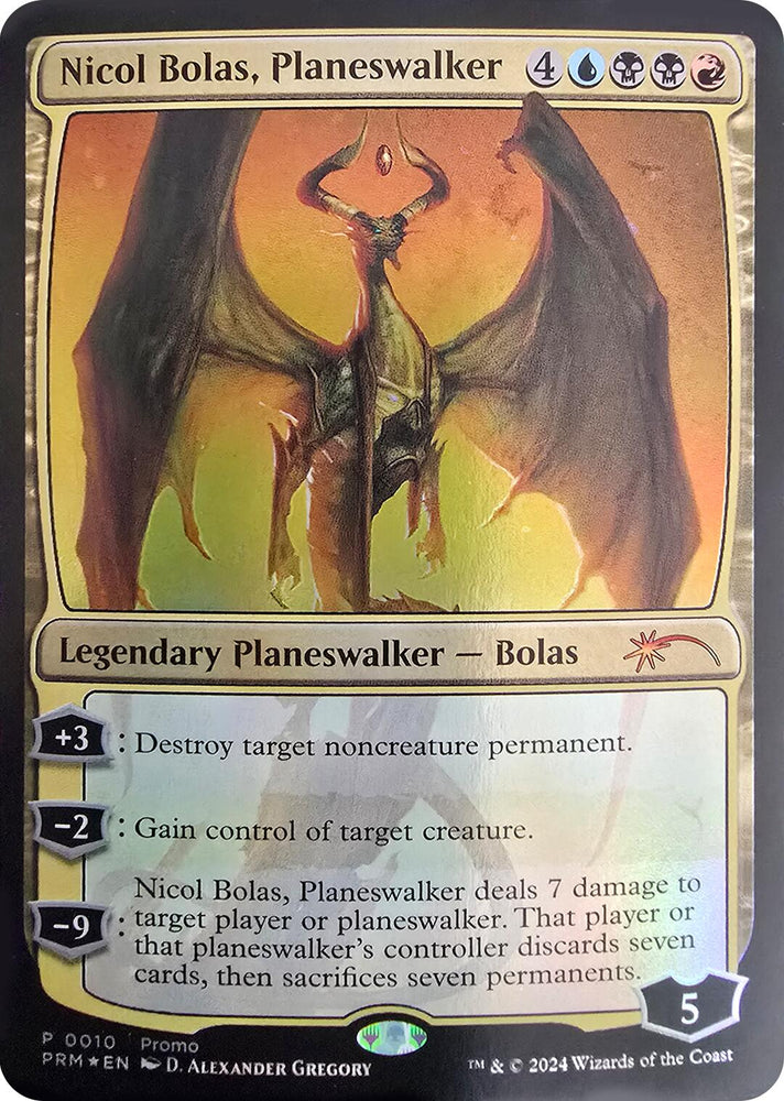 Nicol Bolas, Planeswalker [Media Promos] Magic: The Gathering