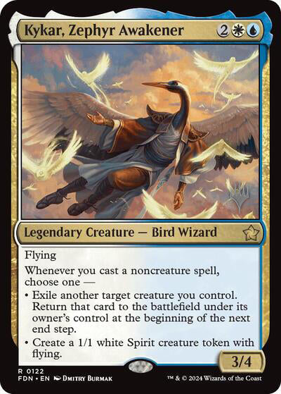 Kykar, Zephyr Awakener (Promo Pack) [Foundations Promos] Magic: The Gathering