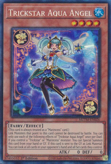 Trickstar Aqua Angel (Collector's Rare) [MZTM-EN026] Collector's Rare Yu-Gi-Oh!