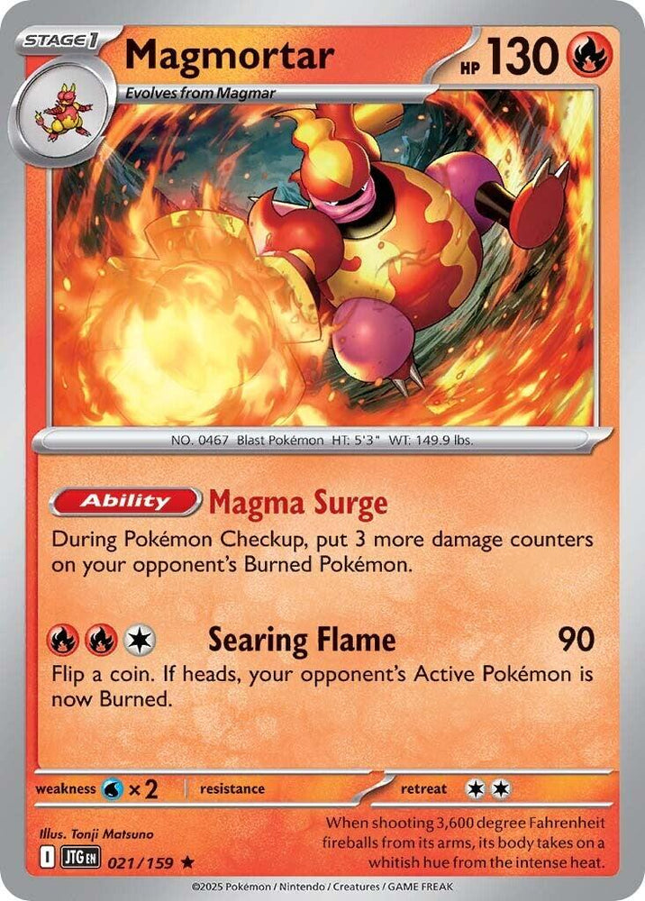 Magmortar (021/159) [Scarlet & Violet: Journey Together] Pokémon