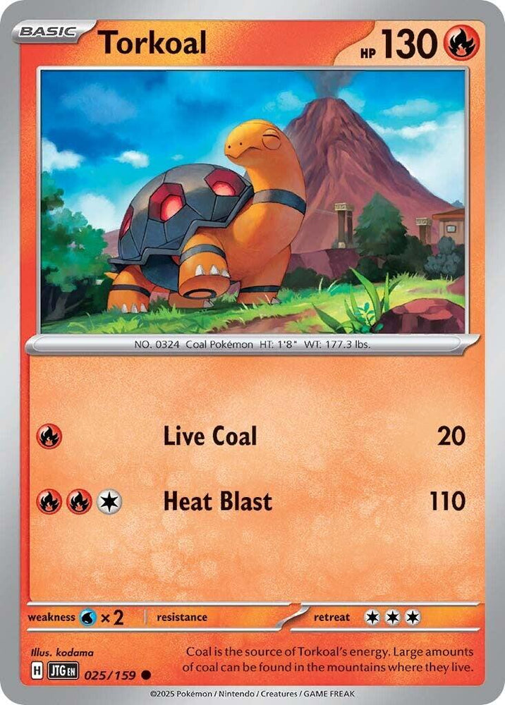 Torkoal (025/159) [Scarlet & Violet: Journey Together] Pokémon