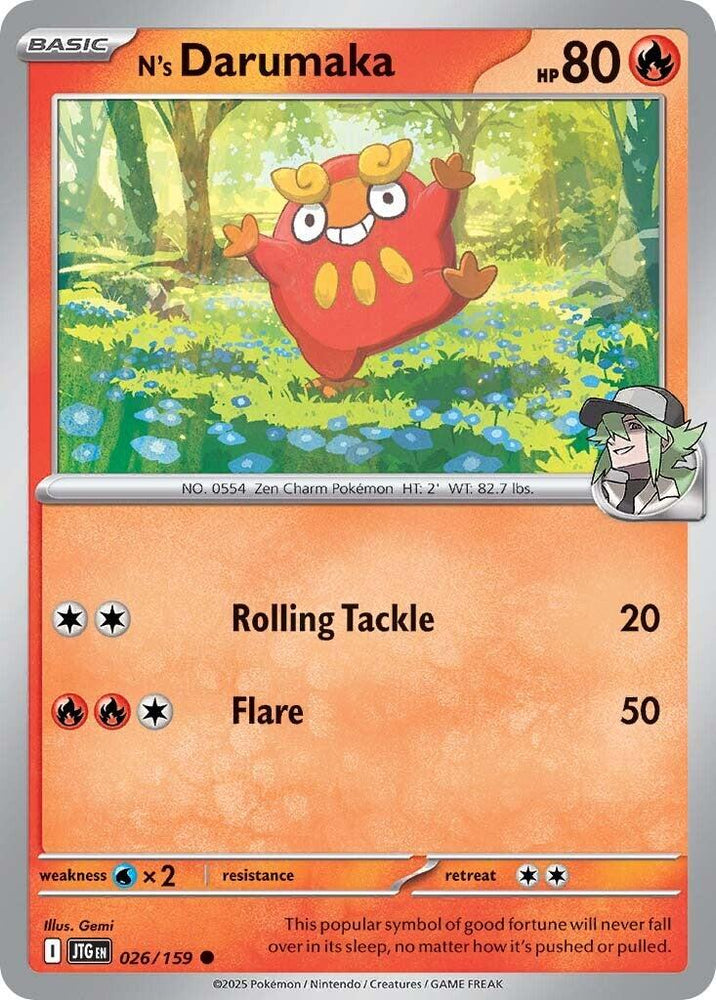 N's Darumaka (026/159) [Scarlet & Violet: Journey Together] Pokémon