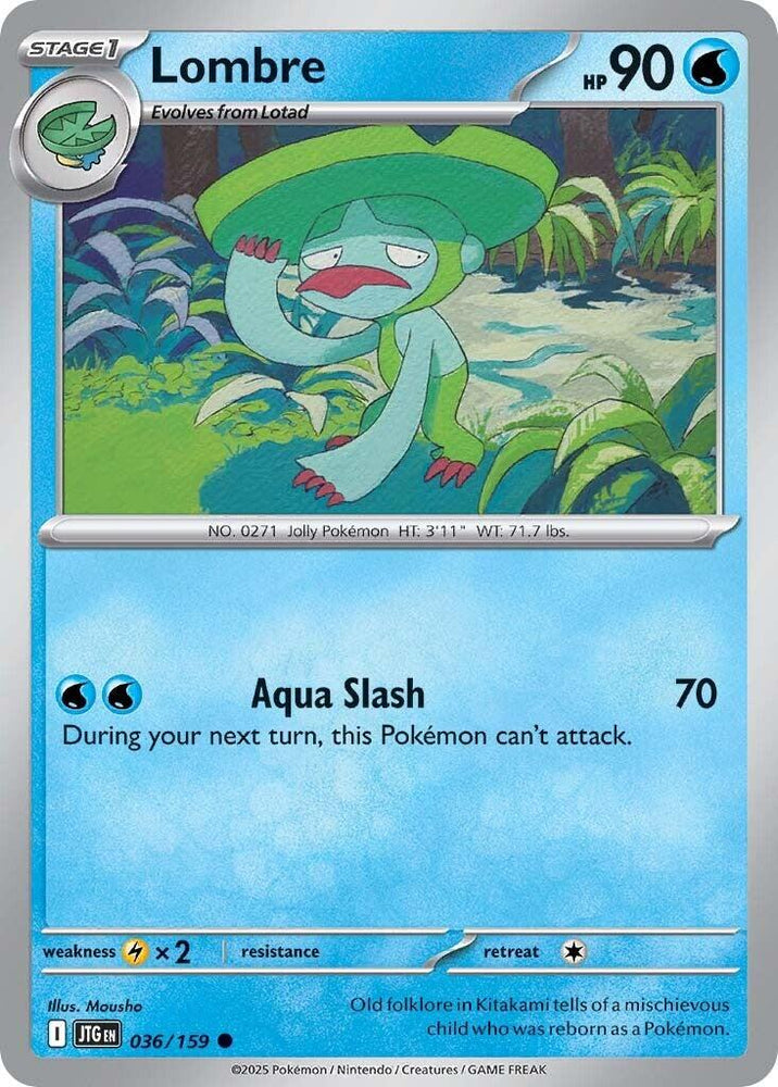 Lombre (036/159) [Scarlet & Violet: Journey Together] Pokémon