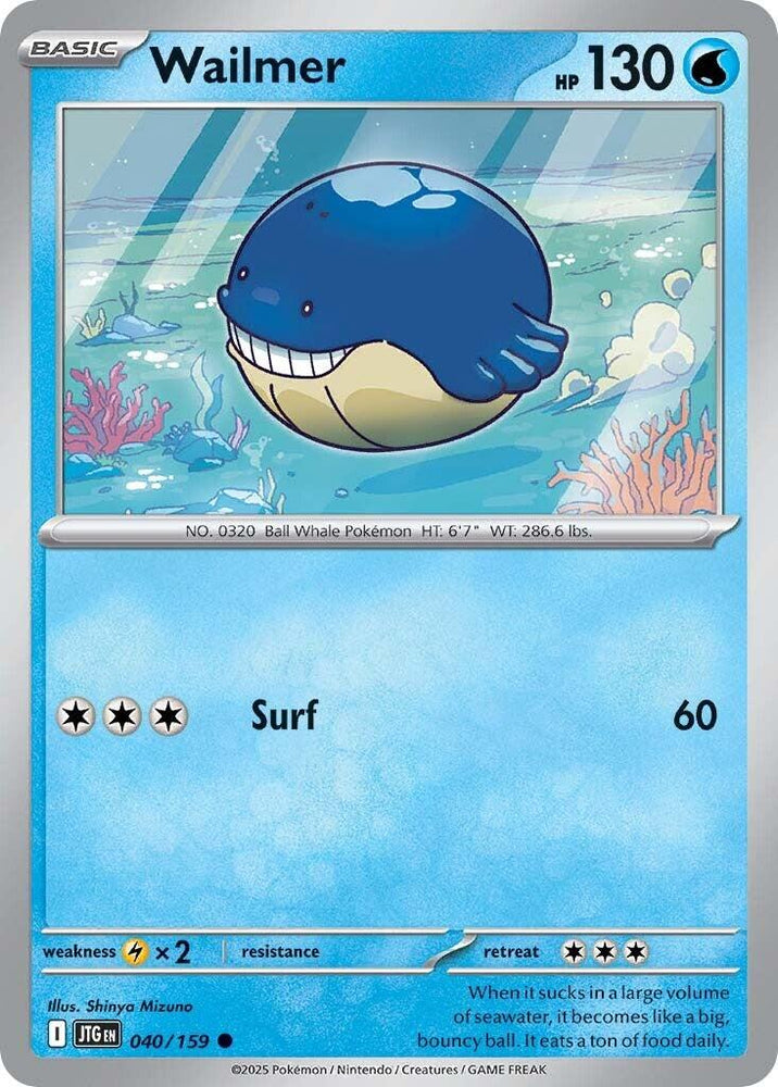 Wailmer (040/159) [Scarlet & Violet: Journey Together] Pokémon
