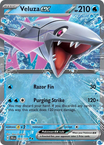Veluza ex (043/159) [Scarlet & Violet: Journey Together] Pokémon