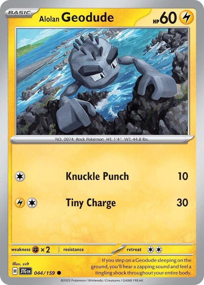 Alolan Geodude (044/159) [Scarlet & Violet: Journey Together] Pokémon