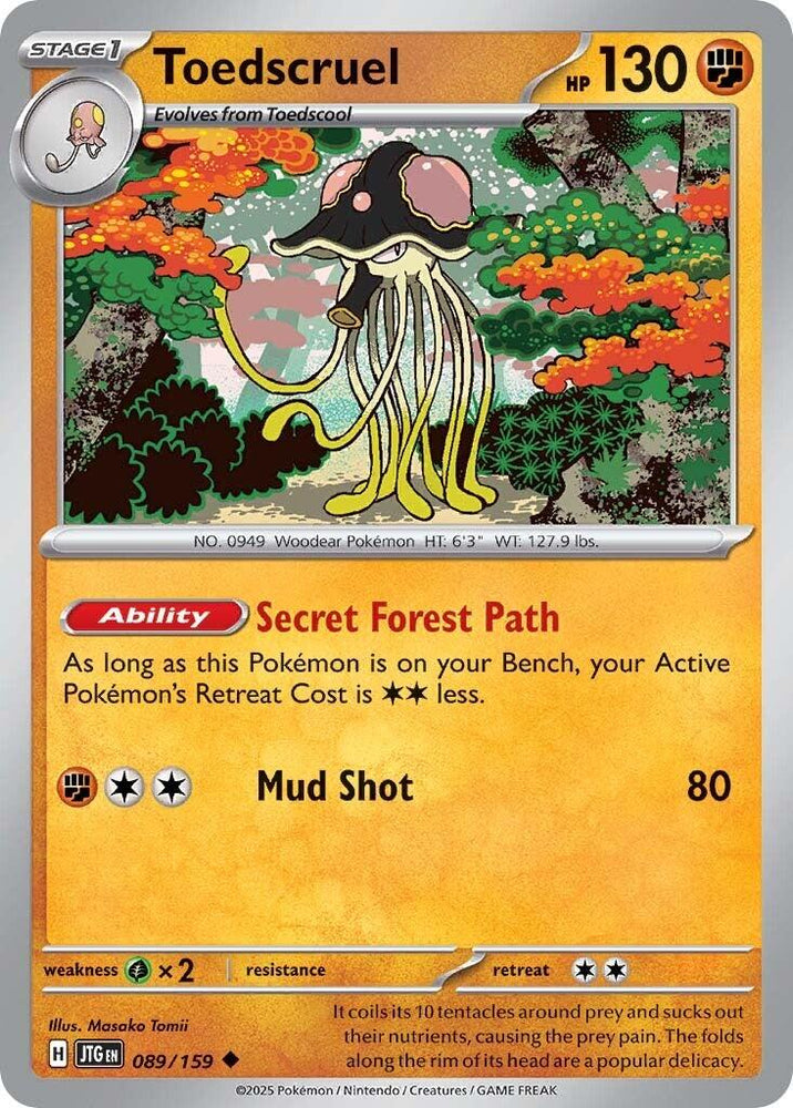 Toedscruel (089/159) [Scarlet & Violet: Journey Together] Pokémon