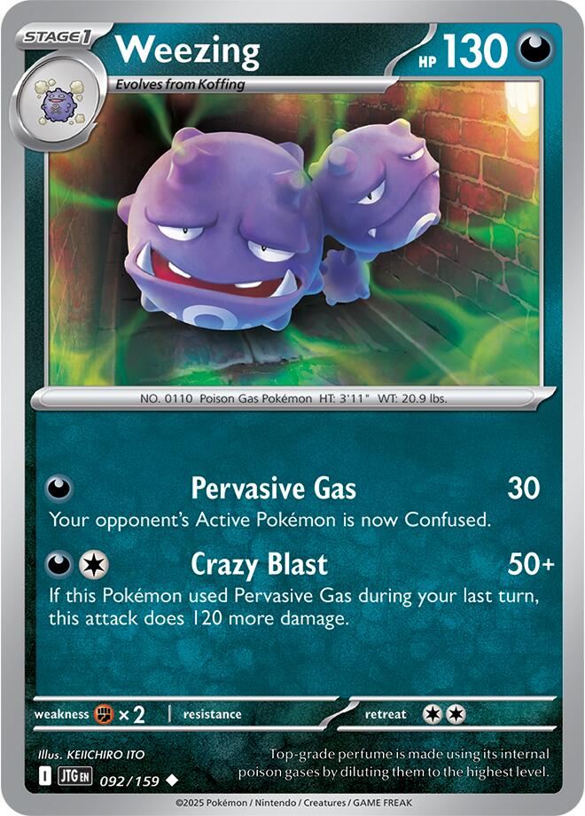 Weezing (092/159) [Scarlet & Violet: Journey Together] Pokémon