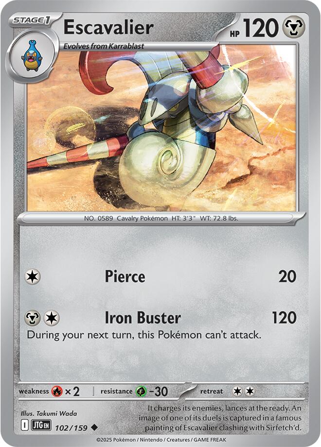 Escavalier (102/159) [Scarlet & Violet: Journey Together] Pokémon