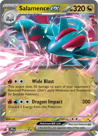 Salamence ex (114/159) [Scarlet & Violet: Journey Together] Pokémon
