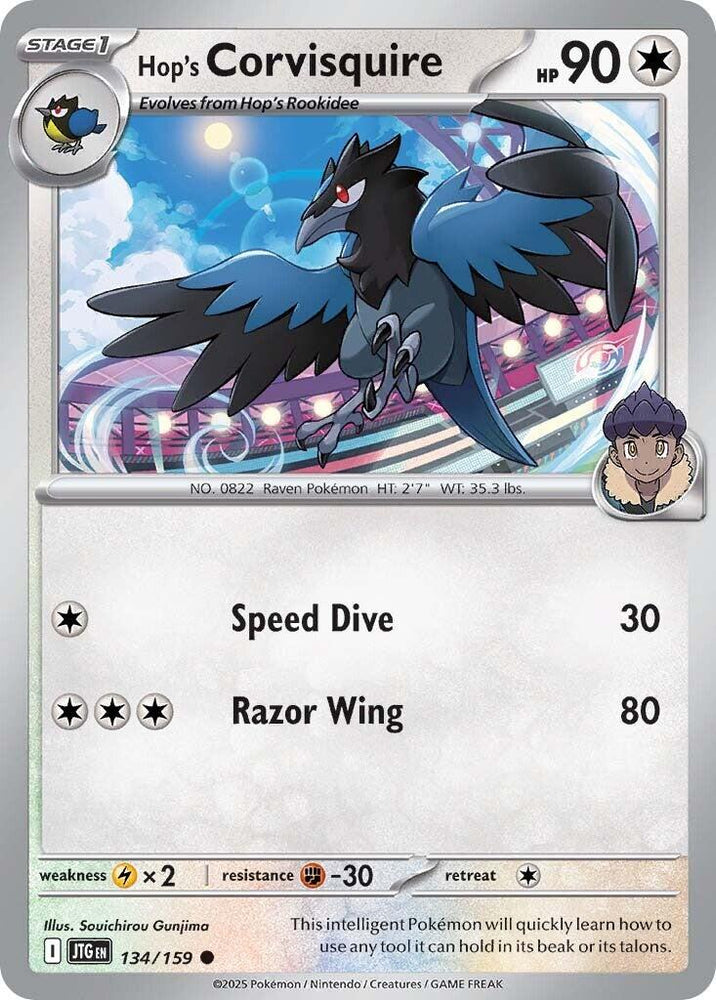 Hop's Corvisquire (134/159) [Scarlet & Violet: Journey Together] Pokémon