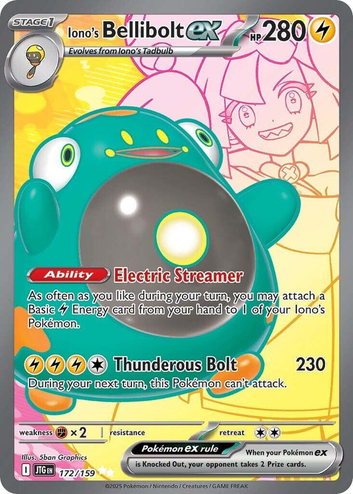 Iono's Bellibolt ex (172/159) [Scarlet & Violet: Journey Together] Pokémon