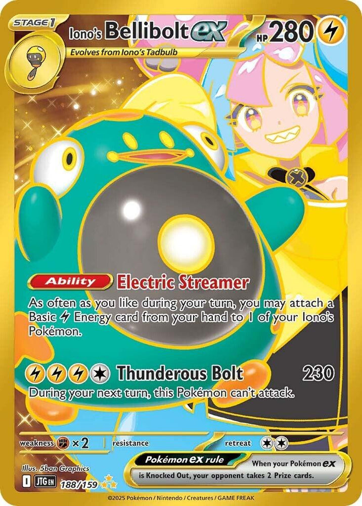 Iono's Bellibolt ex (188/159) [Scarlet & Violet: Journey Together] Pokémon