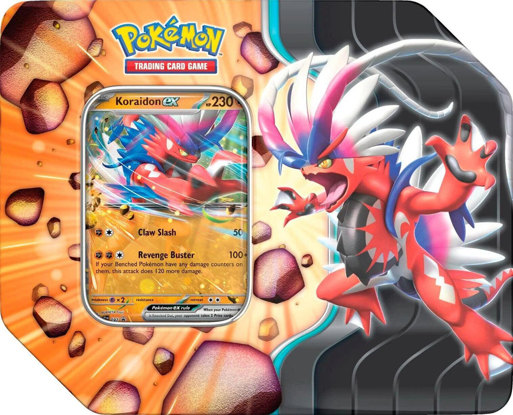 Slashing Legends Tin (Koraidon ex) Pokémon