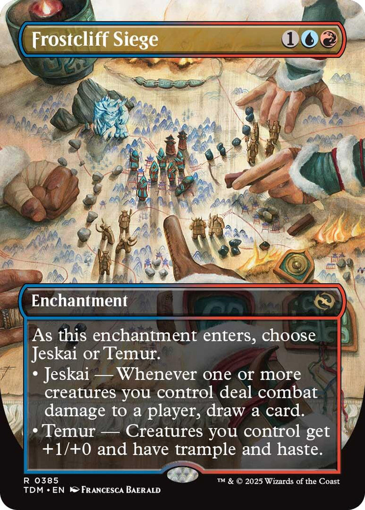 Frostcliff Siege (Borderless) [Tarkir: Dragonstorm] Magic: The Gathering