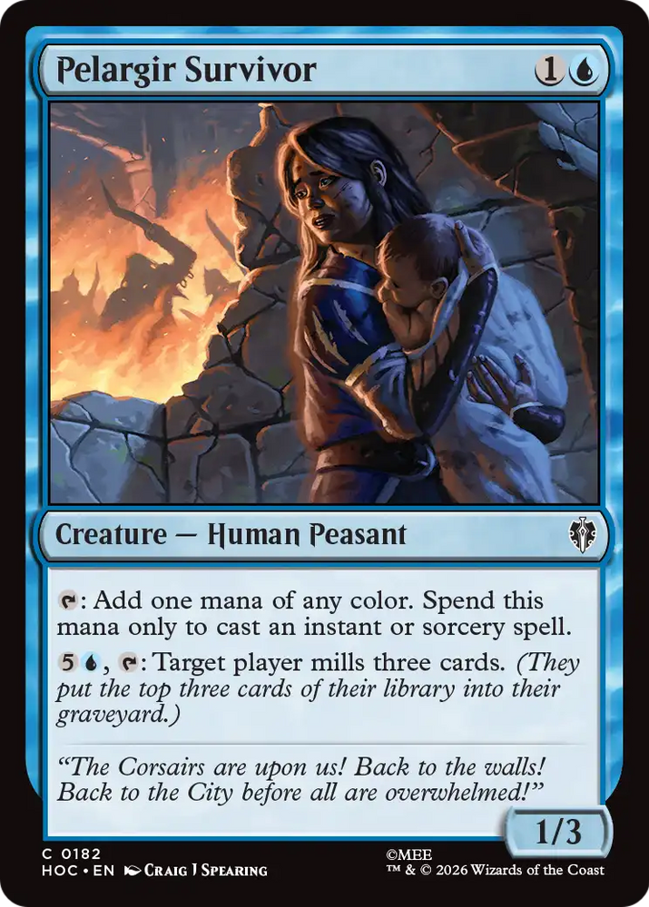 Pelargir Survivor [The Hobbit: Eternal-Legal] Magic: The Gathering
