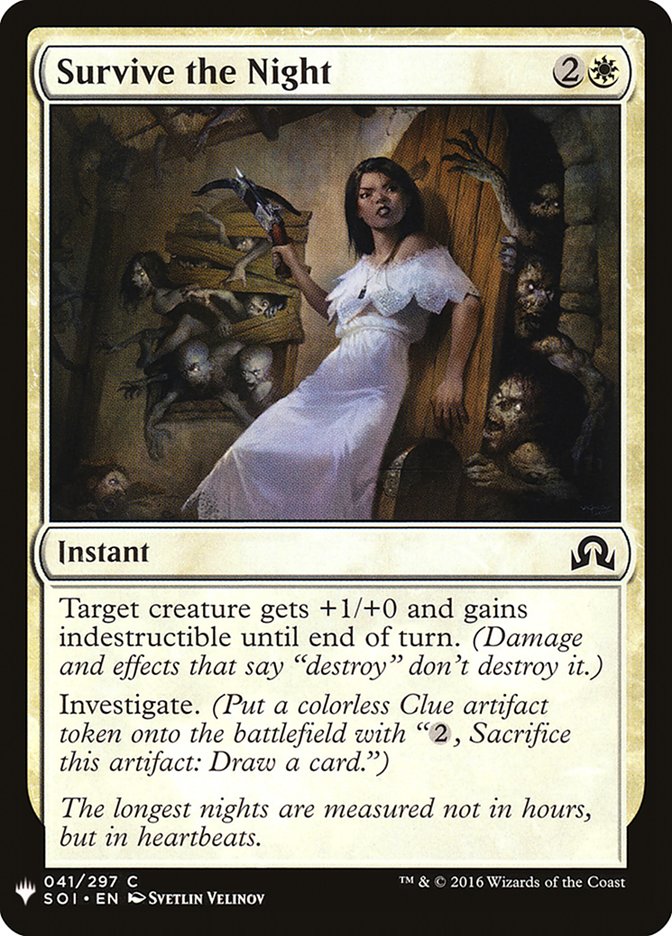Survive the Night [Mystery Booster] Magic: The Gathering
