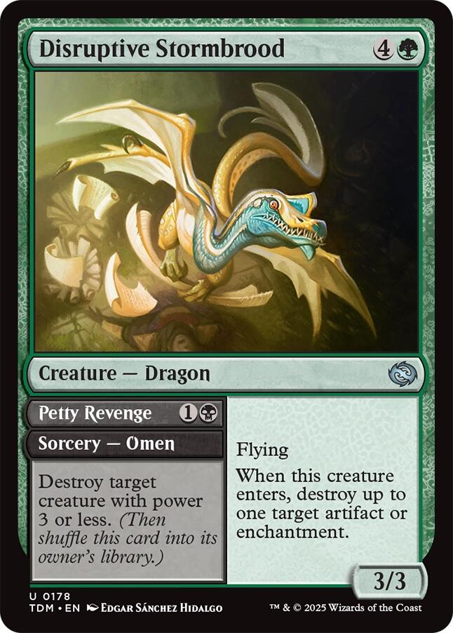 Disruptive Stormbrood [Tarkir: Dragonstorm] Magic: The Gathering