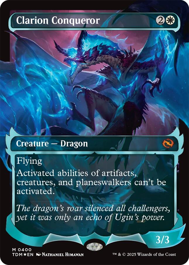 Clarion Conqueror (Showcase) [Tarkir: Dragonstorm] Magic: The Gathering