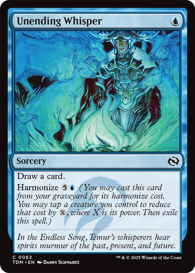 Unending Whisper [Tarkir: Dragonstorm] Magic: The Gathering