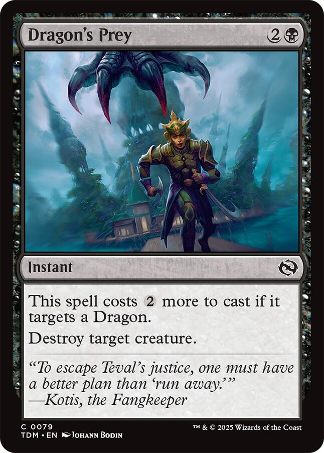 Dragon's Prey [Tarkir: Dragonstorm] Magic: The Gathering