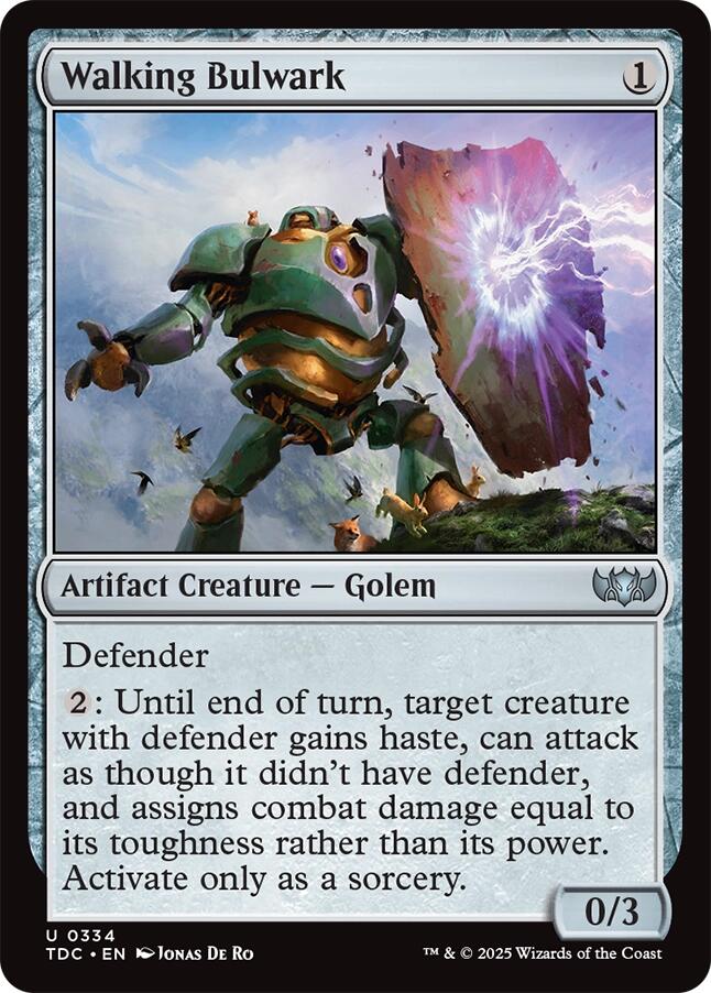 Walking Bulwark [Tarkir: Dragonstorm Commander] Magic: The Gathering