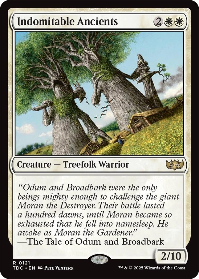 Indomitable Ancients [Tarkir: Dragonstorm Commander] Magic: The Gathering