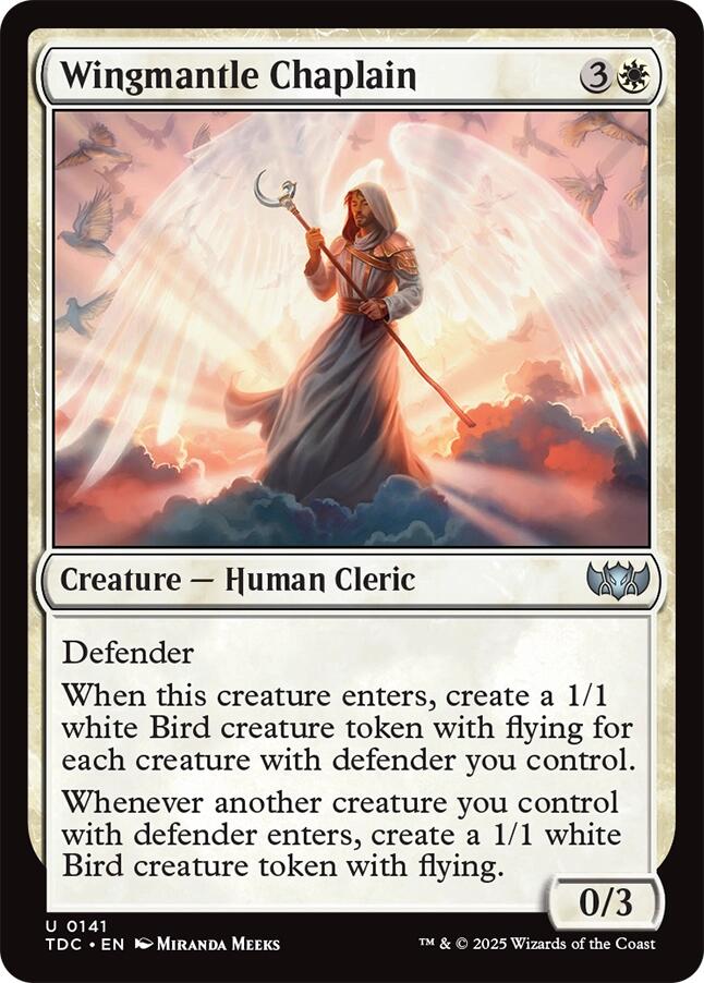 Wingmantle Chaplain [Tarkir: Dragonstorm Commander] Magic: The Gathering