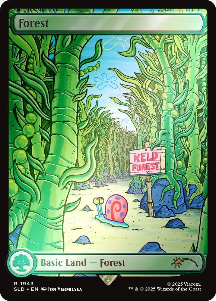 Forest (1943) (Rainbow Foil) [Secret Lair Drop Series] Magic: The Gathering