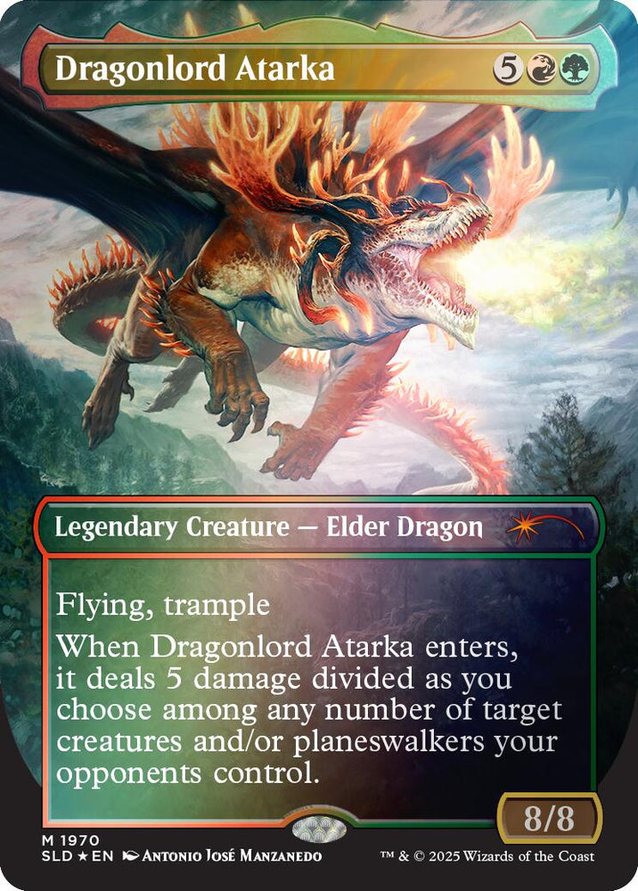 Dragonlord Atarka (Rainbow Foil) [Secret Lair Drop Series] Magic: The Gathering