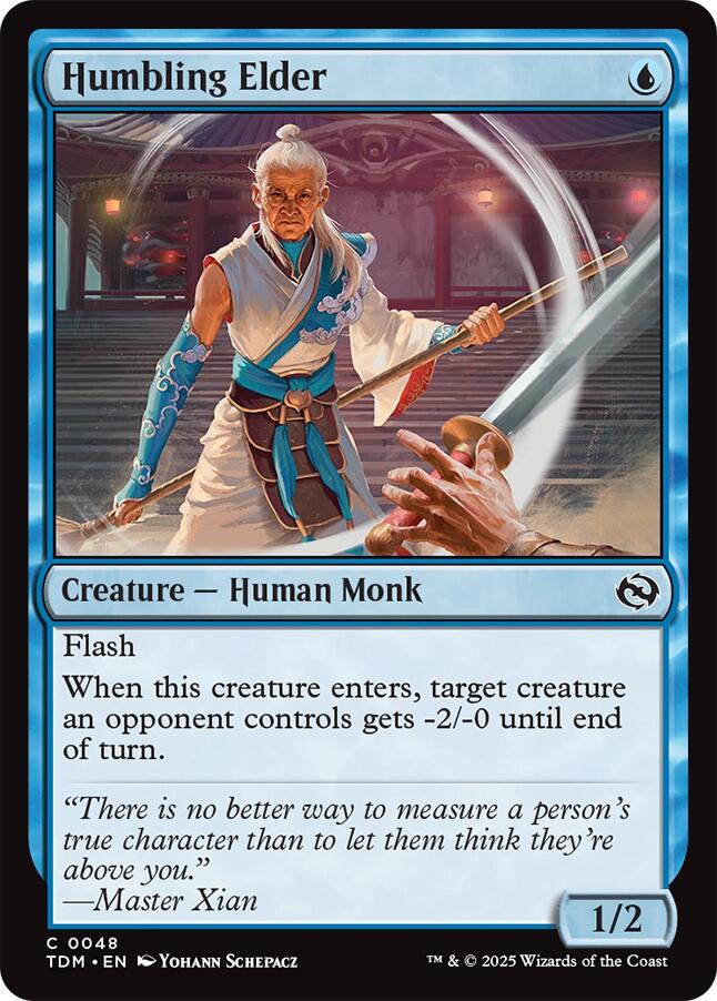Humbling Elder [Tarkir: Dragonstorm] Magic: The Gathering