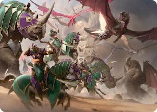 United Battlefront Art Card (5/54) [Tarkir: Dragonstorm Art Series] Magic: The Gathering