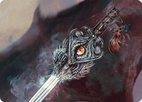 Dragonfire Blade Art Card (40/54) [Tarkir: Dragonstorm Art Series] Magic: The Gathering