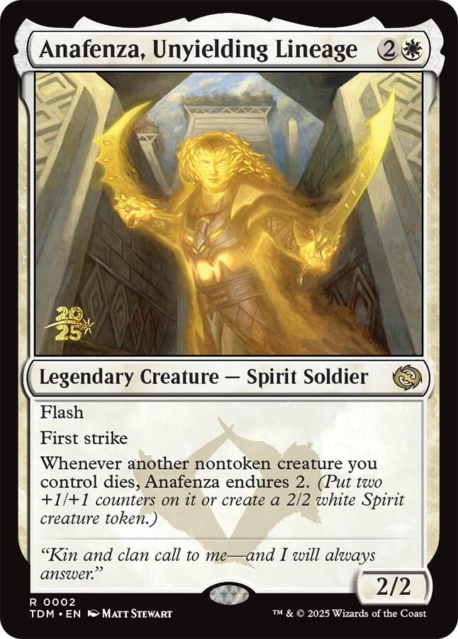 Anafenza, Unyielding Lineage [Tarkir: Dragonstorm Prerelease Promos] Magic: The Gathering